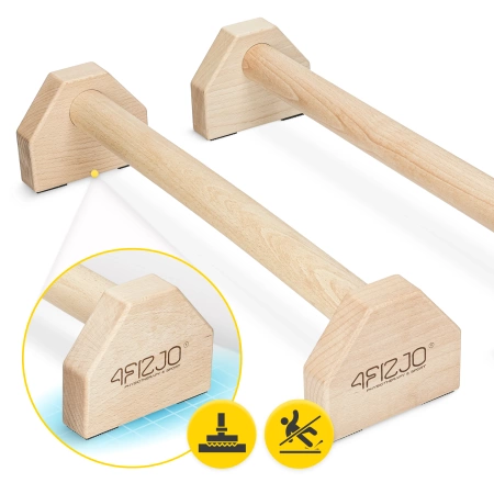 Mânere din lemn pentru flotări paralele