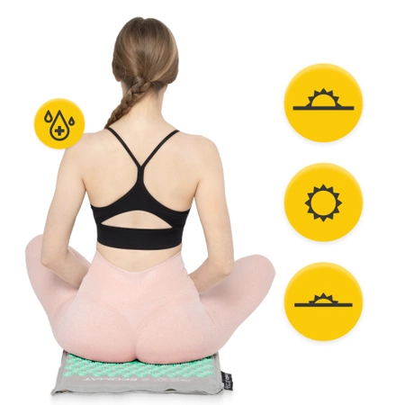 Covoraș de presopunctură ECO cu coji de hrișcă și nucă de cocos