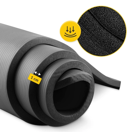 Saltea fitness pentru yoga NBR 1 cm