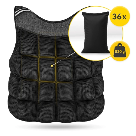 Vestă de antrenament cu greutate de 30 kg