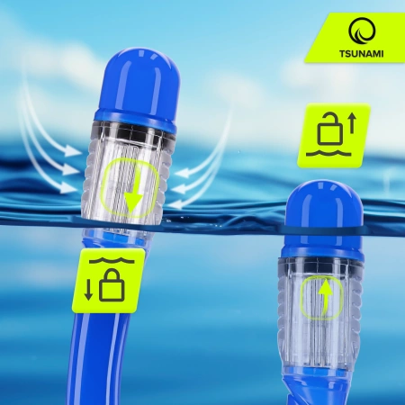 Mască de snorkelling cu snorkel