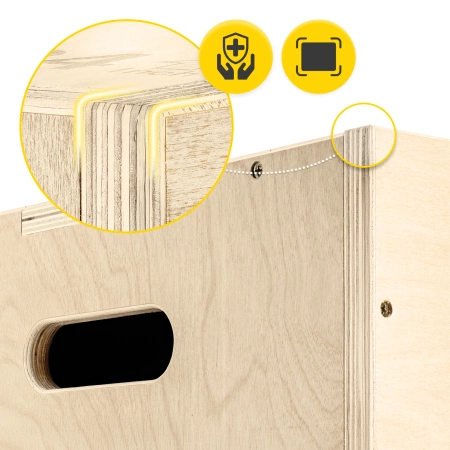 Cutie pliometrică - jump box 40 x 60 x 50