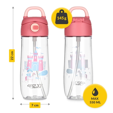 Sticlă de apă pentru copii 550 ml