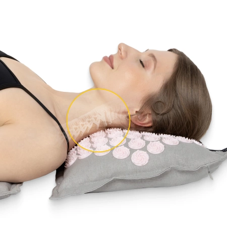 Covoraș de presopunctură ECO cu coji de hrișcă și nucă de cocos