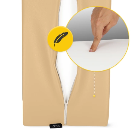 Semi-rolă de reabilitare, formă pentru masaj