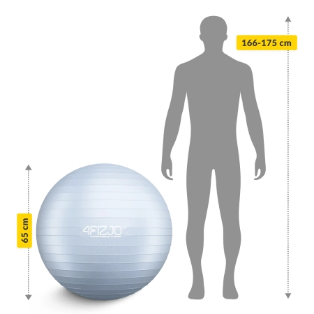 Minge gonflabilă de gimnastică pentru fitness 75 cm