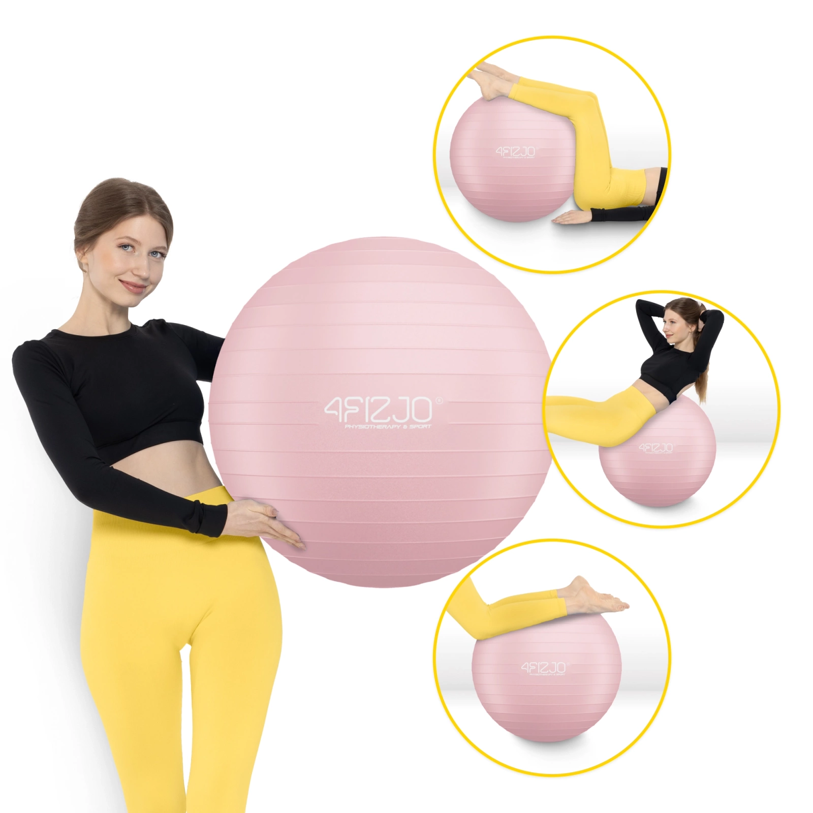 Minge de gimnastică gonflabilă 75 cm