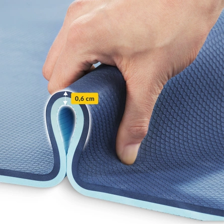 Saltea de exerciții TPE anti-alunecare 0,6 cm