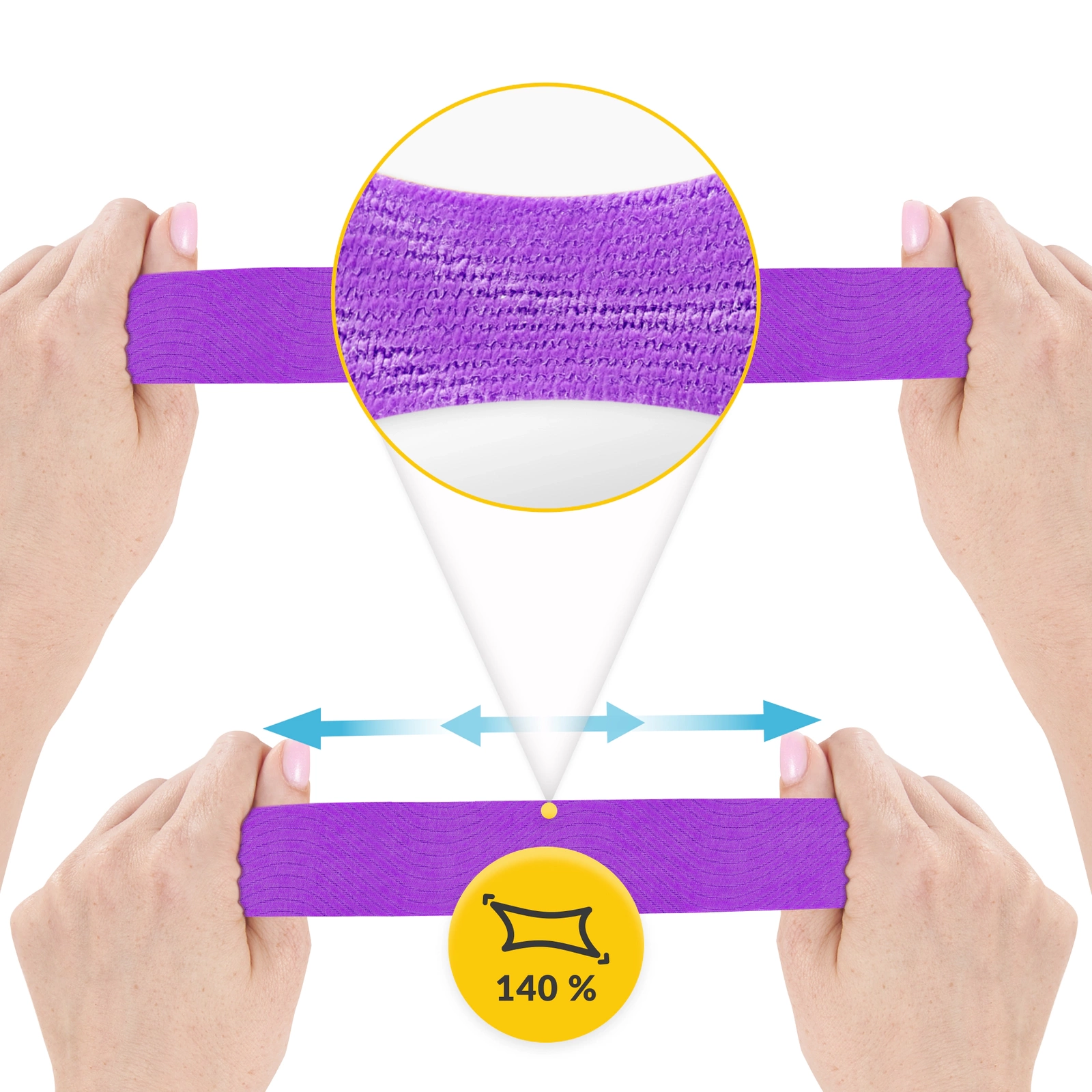 Bandă Kinesiotaping 5 cm x 5 m