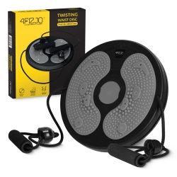 Disc rotativ cu benzi elastice pentru exercitii fizice