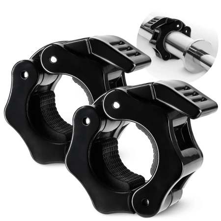 Cleme cu eliberare rapidă QR pentru gât de 25 mm 2 buc. - negru