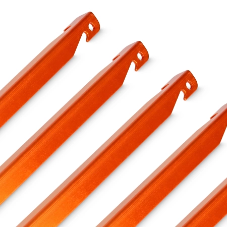 Cuie de cort din aluminiu 18 cm în formă de V 10 buc.