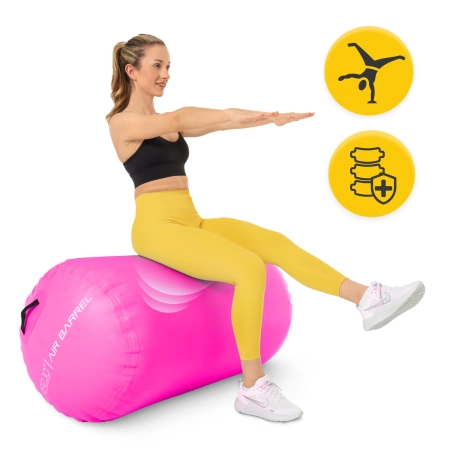 Cilindru gonflabil de gimnastică AIR BARREL 75 cm