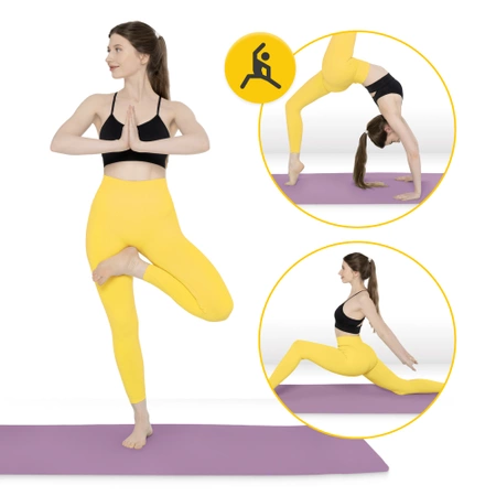 Saltea de exerciții TPE anti-alunecare 1 cm