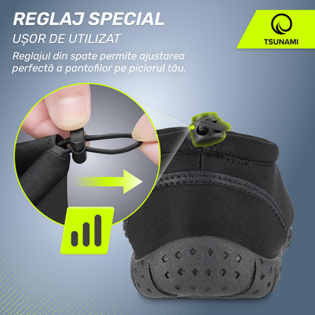 Pantofi de apă TSUNAMI Slip-on mărimea 38