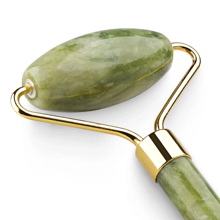 Roller facial natural din jad verde