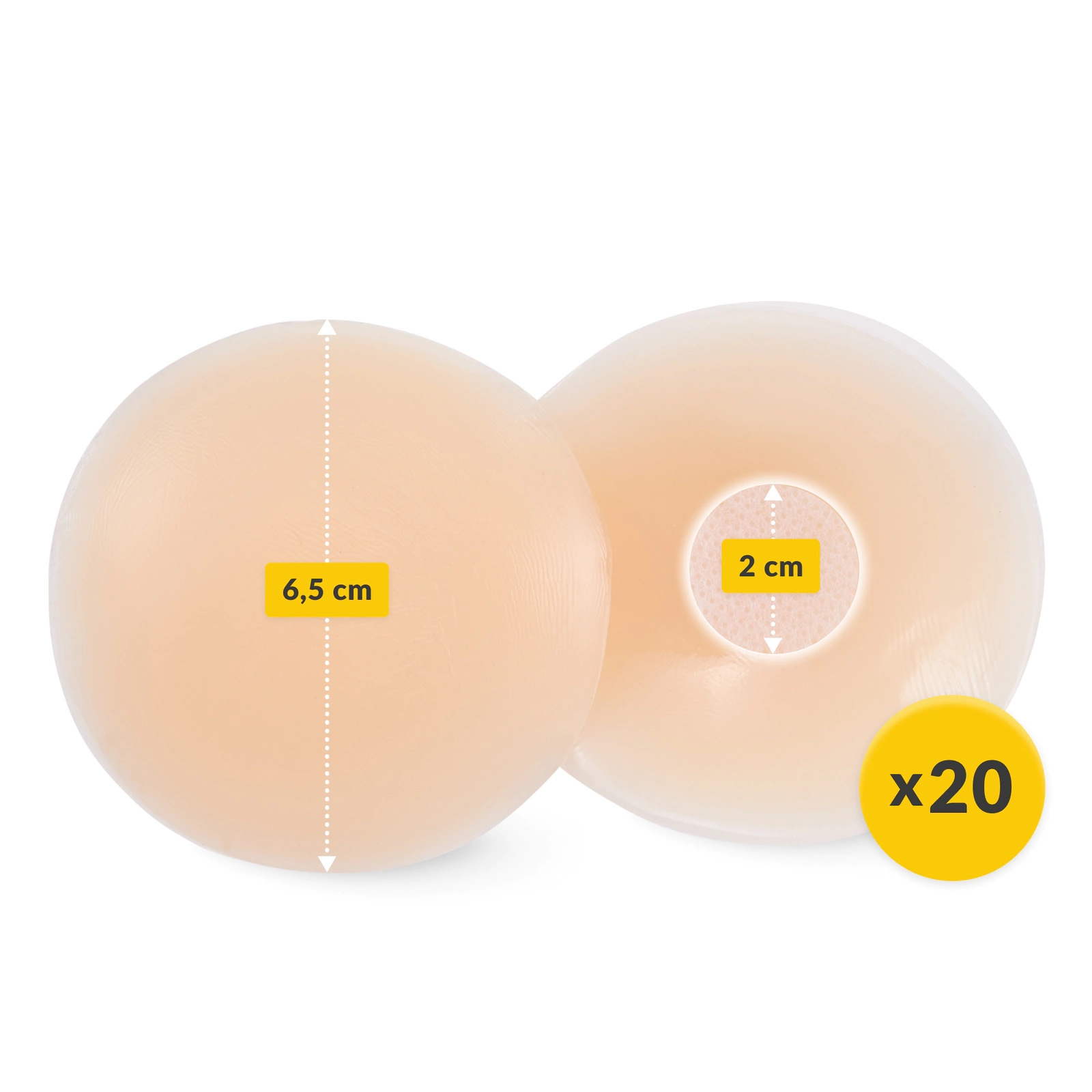 Stickere pentru mameloane picături de silicon pentru mameloane