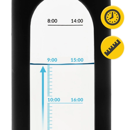 Sticlă de apă din sticlă 750 ml
