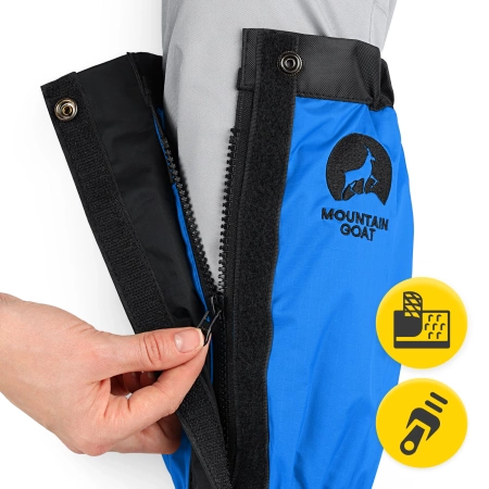 Ghetre impermeabile pentru încălțăminte universală albastre