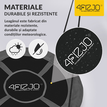Leagăn de grădină pentru copii XL cuib de barză 110 cm