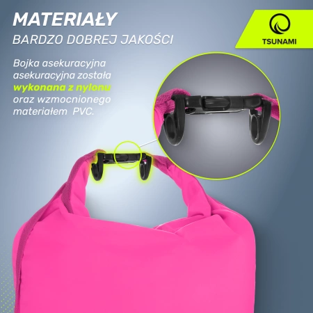 Geamandură de înot, gonflabilă + buzunar uscat 2 în 1 TSUNAMI