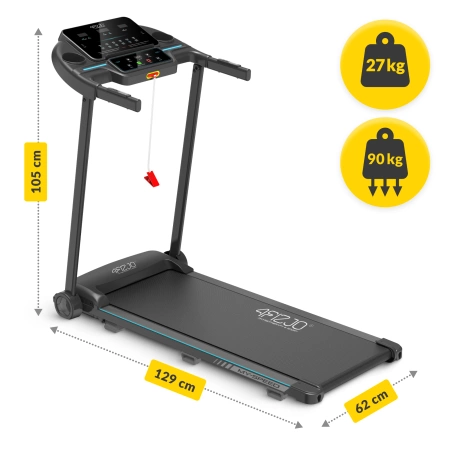 Banda de alergare electrică pliabilă MY-SPEED pentru uz casnic