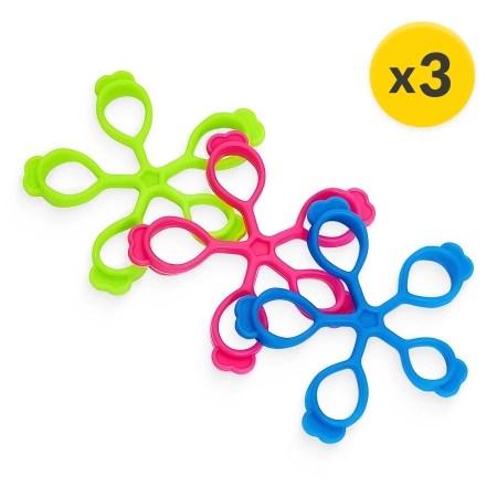 Set de 3 benzi de exerciții pentru degete