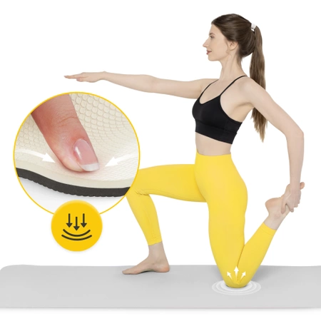 Saltea de exerciții TPE anti-alunecare 1 cm