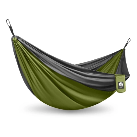 Hamac de călătorie pentru două persoane Mountain Goat gri-verde
