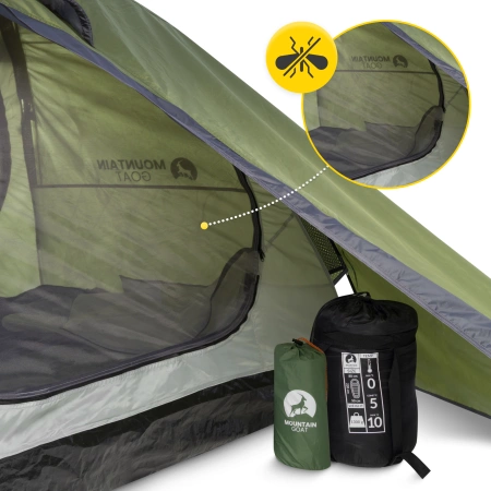 PRIME DUO MOUNTAIN GOAT cort pentru drumeții verde