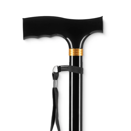 Baston pliabil cu mâner din lemn