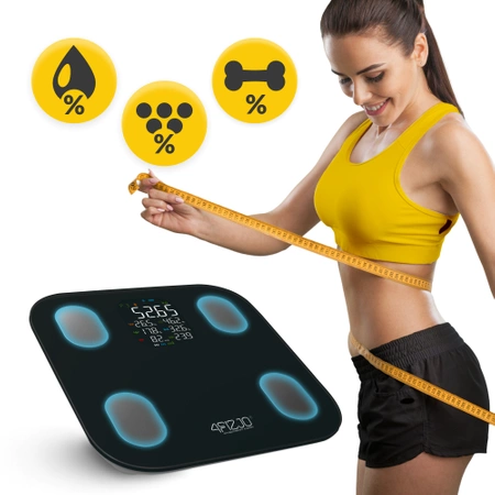 Cântar inteligent pentru baie cu aplicație PRO