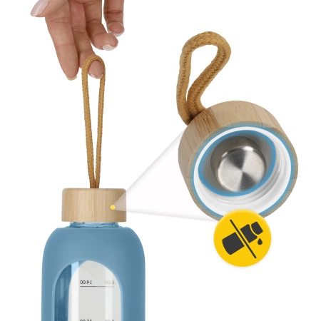 Sticlă pentru apă din sticlă 1 L