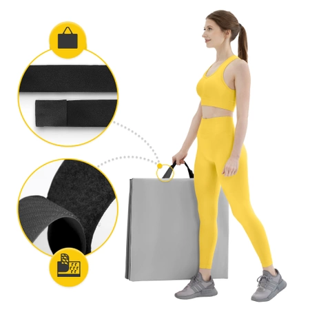 Saltea de gimnastică pliabilă