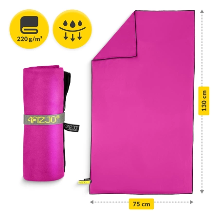 Prosop microfibră cu uscare rapidă 130 x 75 cm