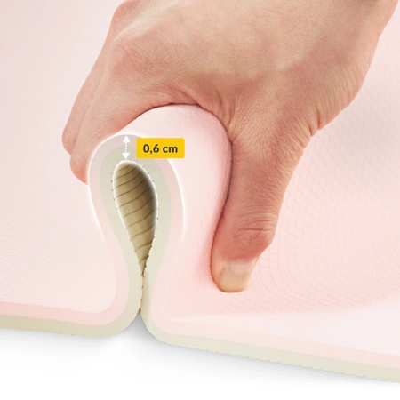 Saltea de exerciții TPE anti-alunecare 0,6 cm