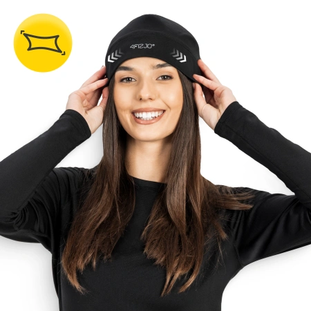 Set termic unisex – pălărie neagră + set snood, mărime universală