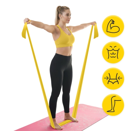 Bandă de reabilitare FLAT BAND 1-2 kg 30 m