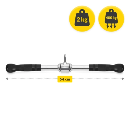 Mâner drept pentru tracțiuni, rotativ, 52 cm