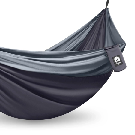 Hamac de călătorie pentru două persoane Mountain Goat gri-grafit