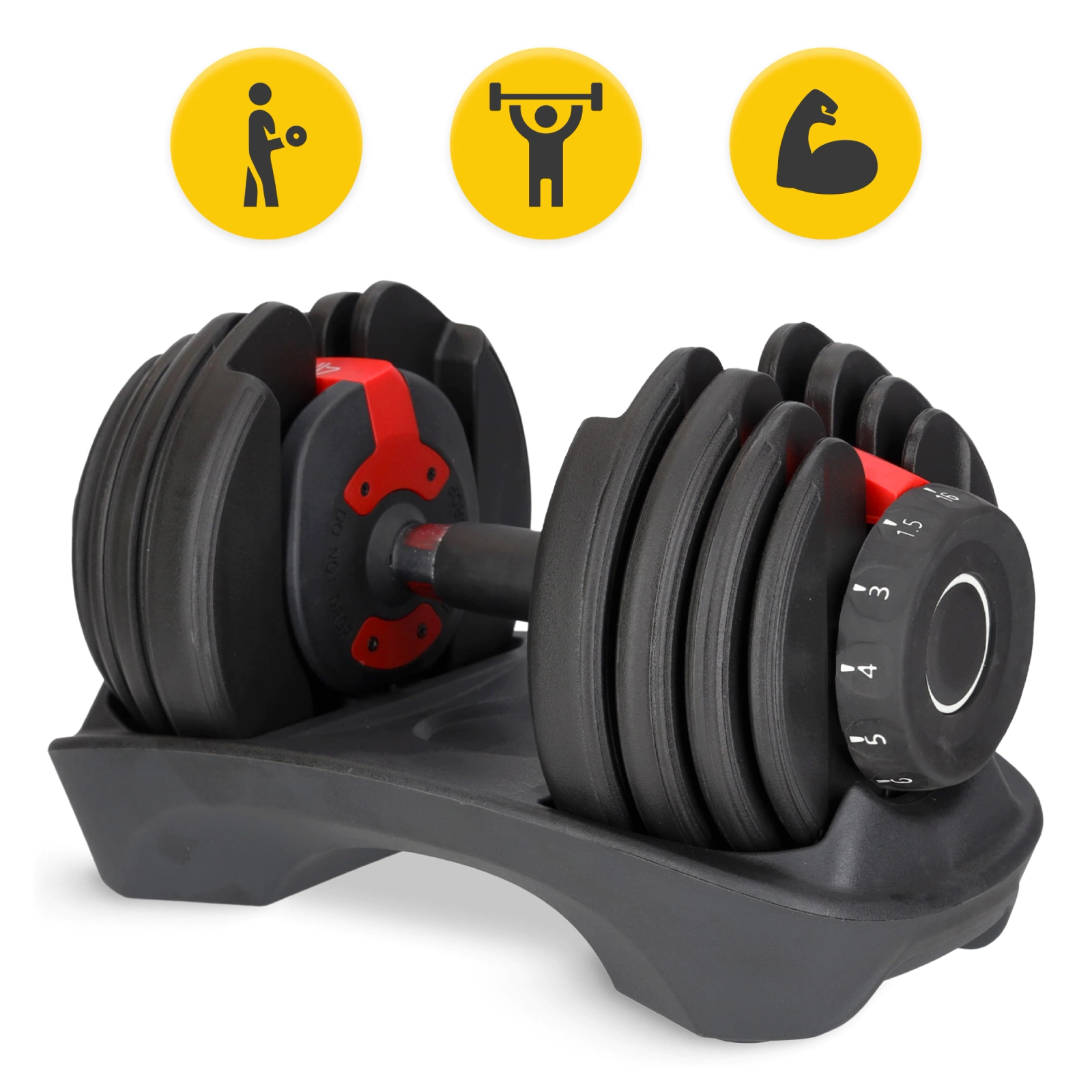 Halteră reglabilă Premium 16 kg