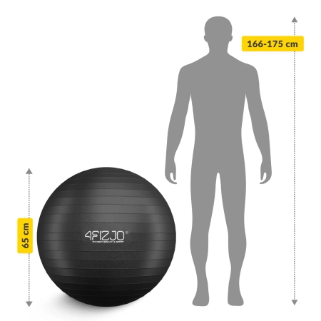 Minge gonflabilă de gimnastică pentru fitness 75 cm