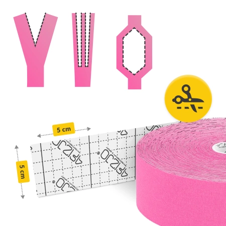 Bandă kinesiologică, Kinesio Tape, 5 cm x 31 m