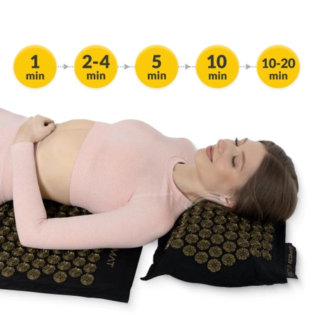 Saltea de acupresură ECO cu pernă și centură XL