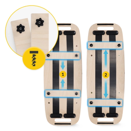 Platformă de echilibru din lemn TRICKBOARD