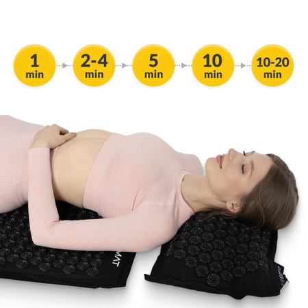 Covoraș de presopunctură ECO cu coji de hrișcă și nucă de cocos