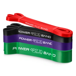 Set de 4 elastice de rezistență POWER BAND