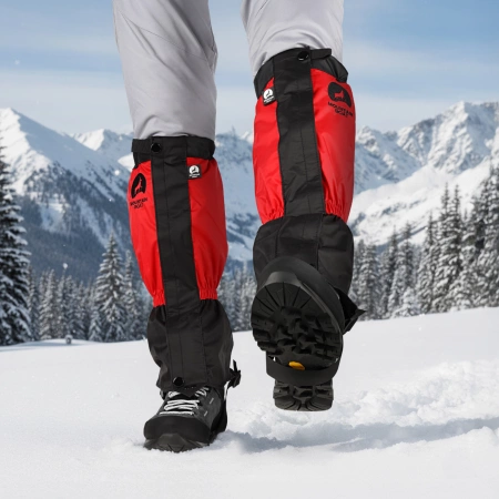 Ghetre impermeabile pentru încălțăminte universale roșii