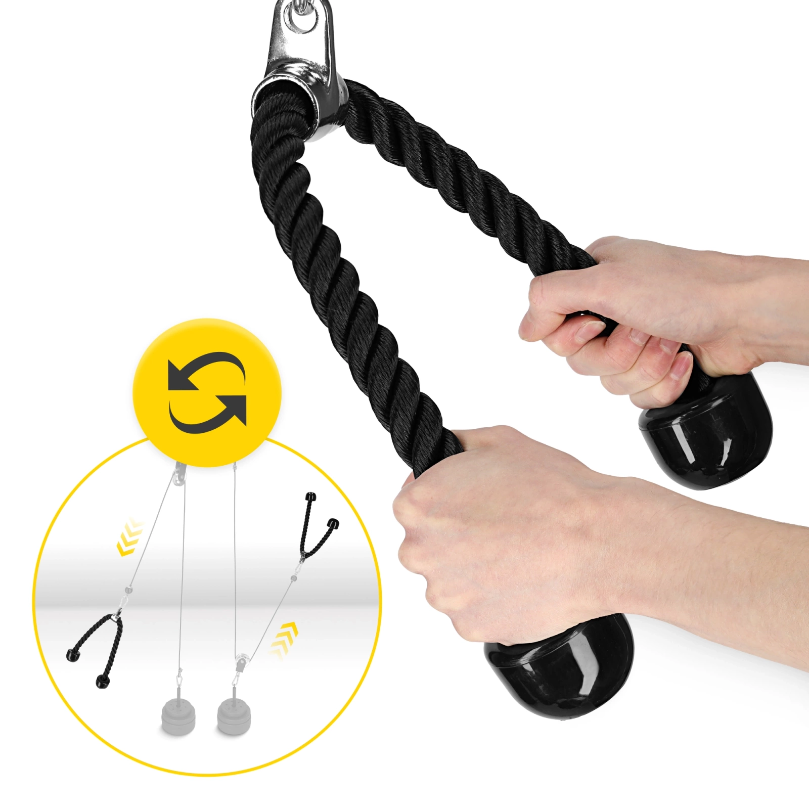 Mâner pentru tracțiuni pentru triceps