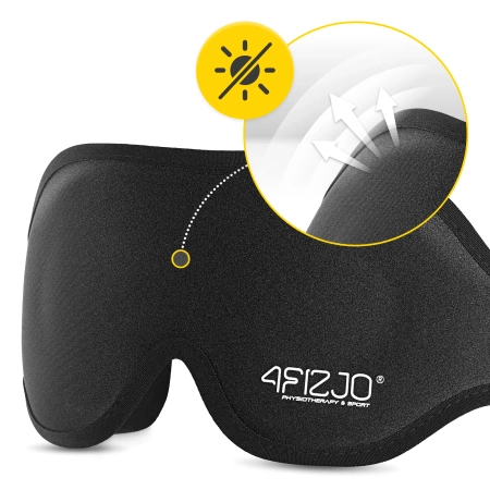 Mască de dormit 3D din mătase